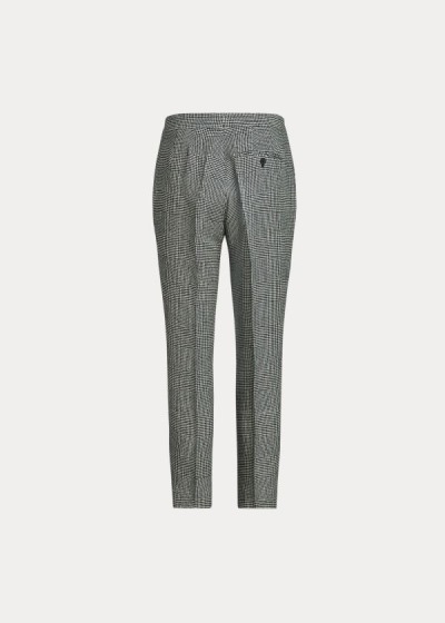 Women's Polo Ralph Lauren Glen Plaid Linen Pants | 604158UMJ